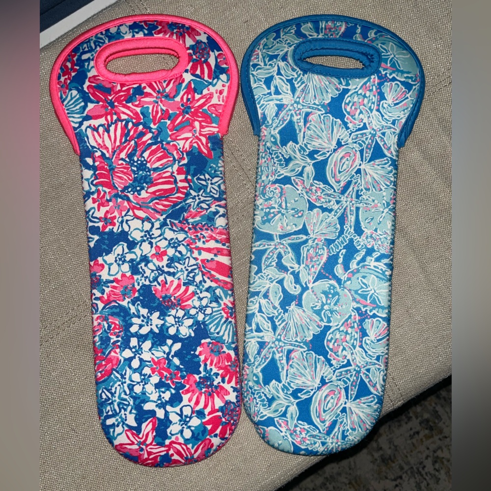 NWOT Lilly Pulitzer Wine Totes